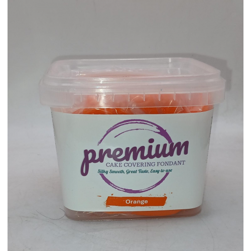 PREMUIM FONDANT ORANGE 600G PREMUIM FONDANT ORANGE 600G
